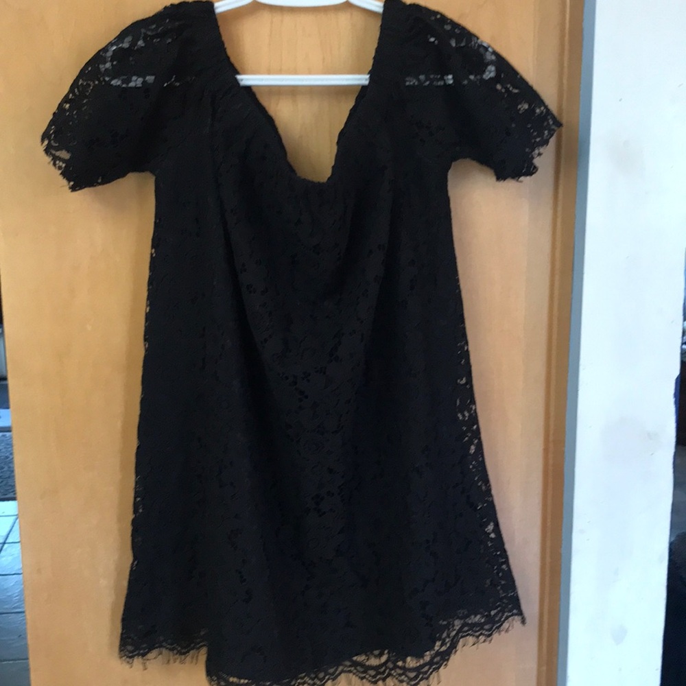 Lace lined tunic